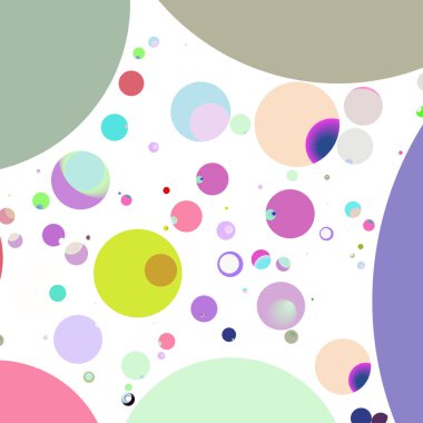 Daire saydam arka plan - eğilim seamless modeli.