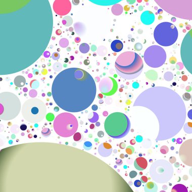 Çok renkli geometrik daire arka plan seamless modeli.