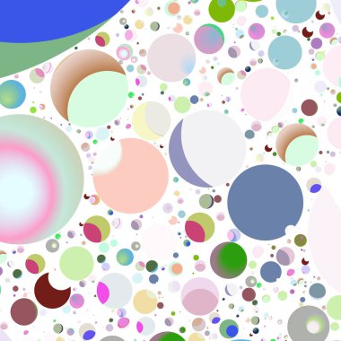 Çok renkli geometrik daire arka plan seamless modeli.