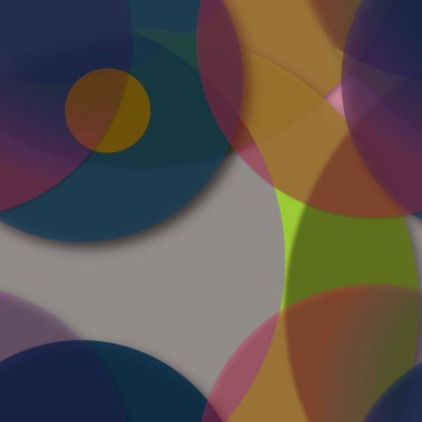 Çok renkli geometrik daire arka plan seamless modeli.