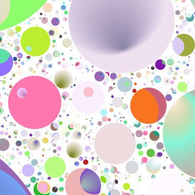Çok renkli geometrik daire arka plan seamless modeli.