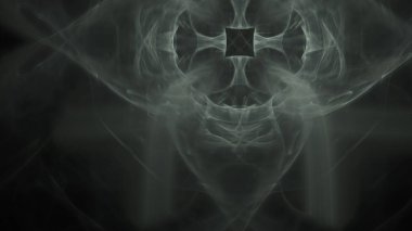 Fantezi kaotik renkli fraktal desen. Soyut Fraktal şekiller. 3D render resimde arka plan veya duvar kağıdı.