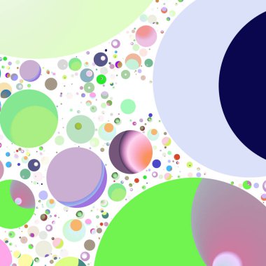 Çok renkli geometrik daire arka plan seamless modeli.