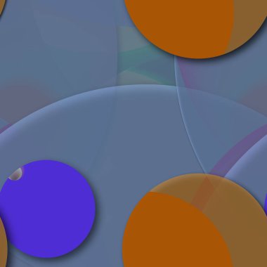 Çok renkli geometrik daire arka plan seamless modeli.