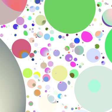 Daire saydam arka plan - eğilim seamless modeli.