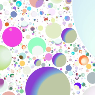 Çok renkli geometrik daire arka plan seamless modeli.