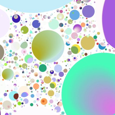 Çok renkli geometrik daire arka plan seamless modeli.