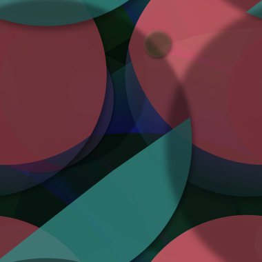 Çok renkli geometrik daire arka plan seamless modeli.