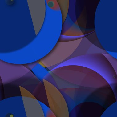 Çok renkli geometrik daire arka plan seamless modeli.