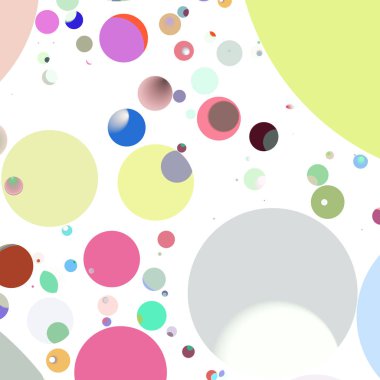 Çok renkli geometrik daire arka plan seamless modeli.