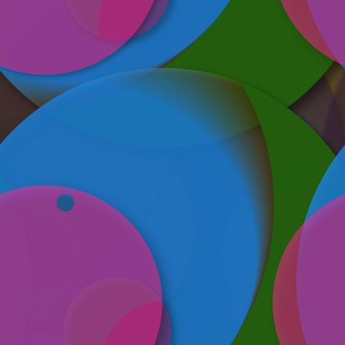 Çok renkli geometrik daire arka plan seamless modeli.