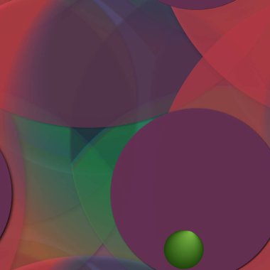 Çok renkli geometrik daire arka plan seamless modeli.