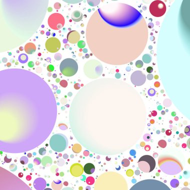 Çok renkli geometrik daire arka plan seamless modeli.