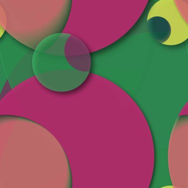 Çok renkli geometrik daire arka plan seamless modeli.