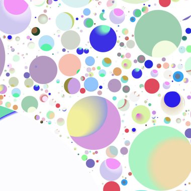 Çok renkli geometrik daire arka plan seamless modeli.