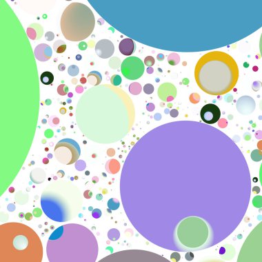 Daire saydam arka plan - eğilim seamless modeli.