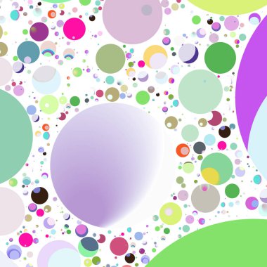 Çok renkli geometrik daire arka plan seamless modeli.