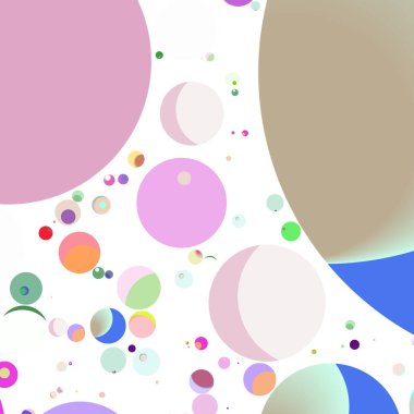 Çok renkli geometrik daire arka plan seamless modeli.