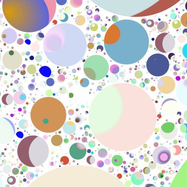 Daire saydam arka plan - eğilim seamless modeli.