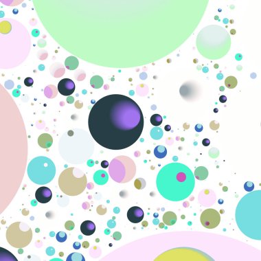 Çok renkli geometrik daire arka plan seamless modeli.