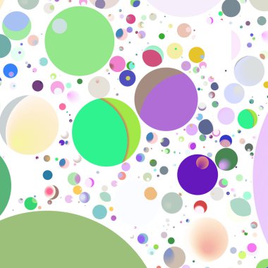 Çok renkli geometrik daire arka plan seamless modeli.