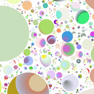Çok renkli geometrik daire arka plan seamless modeli.