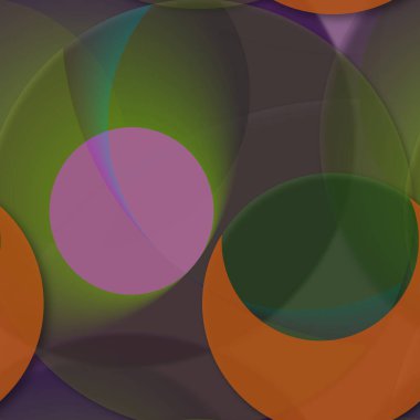 Çok renkli geometrik daire arka plan seamless modeli.