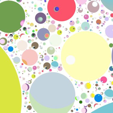 Çok renkli geometrik daire arka plan seamless modeli.