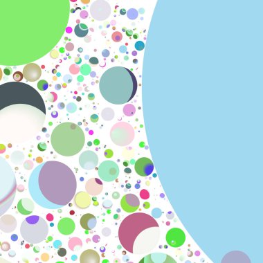 Daire saydam arka plan - eğilim seamless modeli.