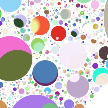 Çok renkli geometrik daire arka plan seamless modeli.