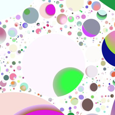 Çok renkli geometrik daire arka plan seamless modeli.