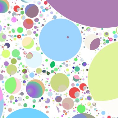 Çok renkli geometrik daire arka plan seamless modeli.