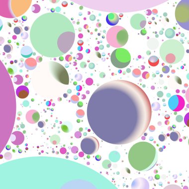 Çok renkli geometrik daire arka plan seamless modeli.