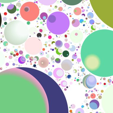 Daire saydam arka plan - eğilim seamless modeli.