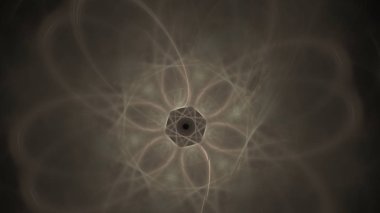 Fantezi kaotik renkli fraktal desen. Soyut Fraktal şekiller. 3D render resimde arka plan veya duvar kağıdı.