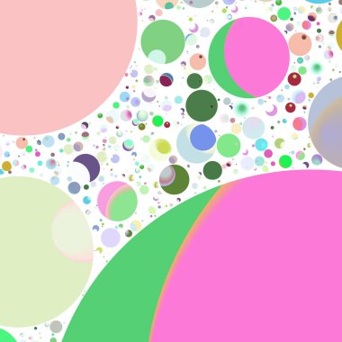 Çok renkli geometrik daire arka plan seamless modeli.