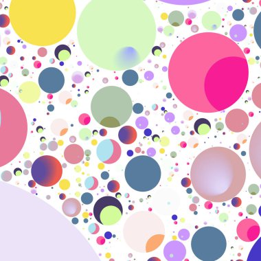 Çok renkli geometrik daire arka plan seamless modeli.