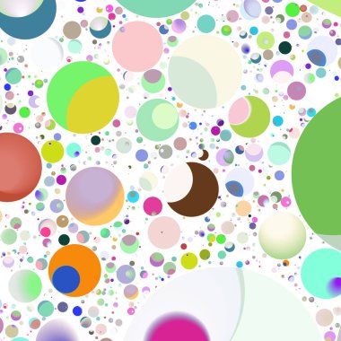 Çok renkli geometrik daire arka plan seamless modeli.