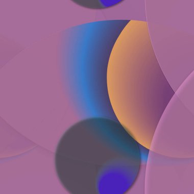 Daire saydam arka plan - eğilim seamless modeli.