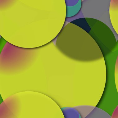 Çok renkli geometrik daire arka plan seamless modeli.