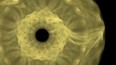 Fantezi kaotik renkli fraktal desen. Soyut Fraktal şekiller. 3D render resimde arka plan veya duvar kağıdı.