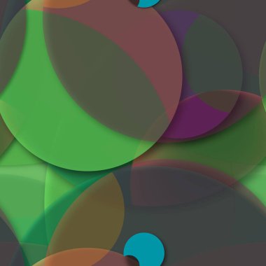 Çok renkli geometrik daire arka plan seamless modeli.