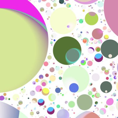 Çok renkli geometrik daire arka plan seamless modeli.