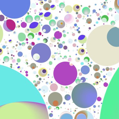 Daire saydam arka plan - eğilim seamless modeli.