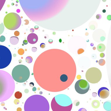 Çok renkli geometrik daire arka plan seamless modeli.