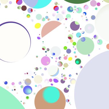 Çok renkli geometrik daire arka plan seamless modeli.