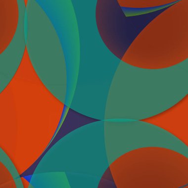 Daire saydam arka plan - eğilim seamless modeli.