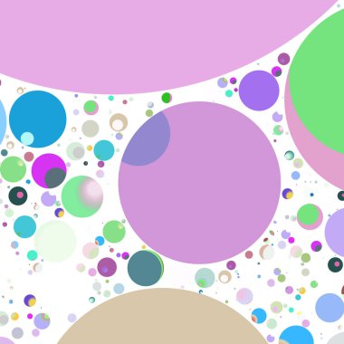 Çok renkli geometrik daire arka plan seamless modeli.