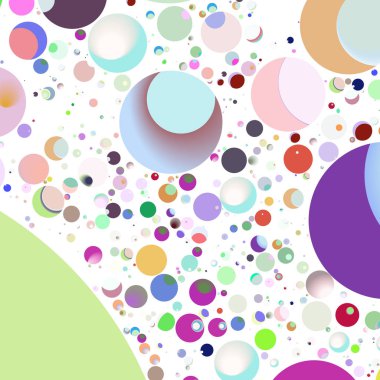 Çok renkli geometrik daire arka plan seamless modeli.