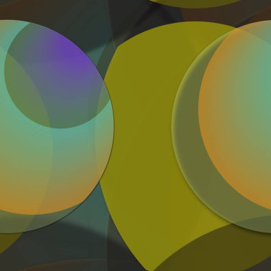 Çok renkli geometrik daire arka plan seamless modeli.